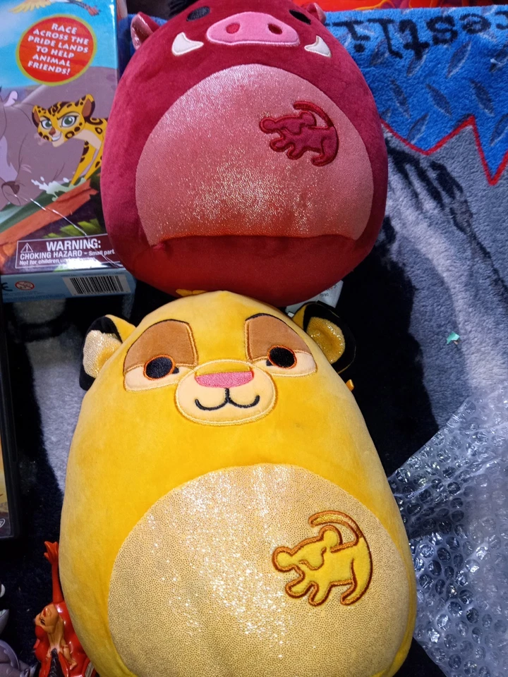 Король Лев DVD + коллекционные предметы лот - Simba-Pumbaa-Timon-плюшевый - Изображение 4 из 4