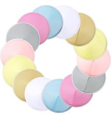 14 Pcs Washable Nursing Pads Reusable Breast Pads for Breastfeeding 4.7" 