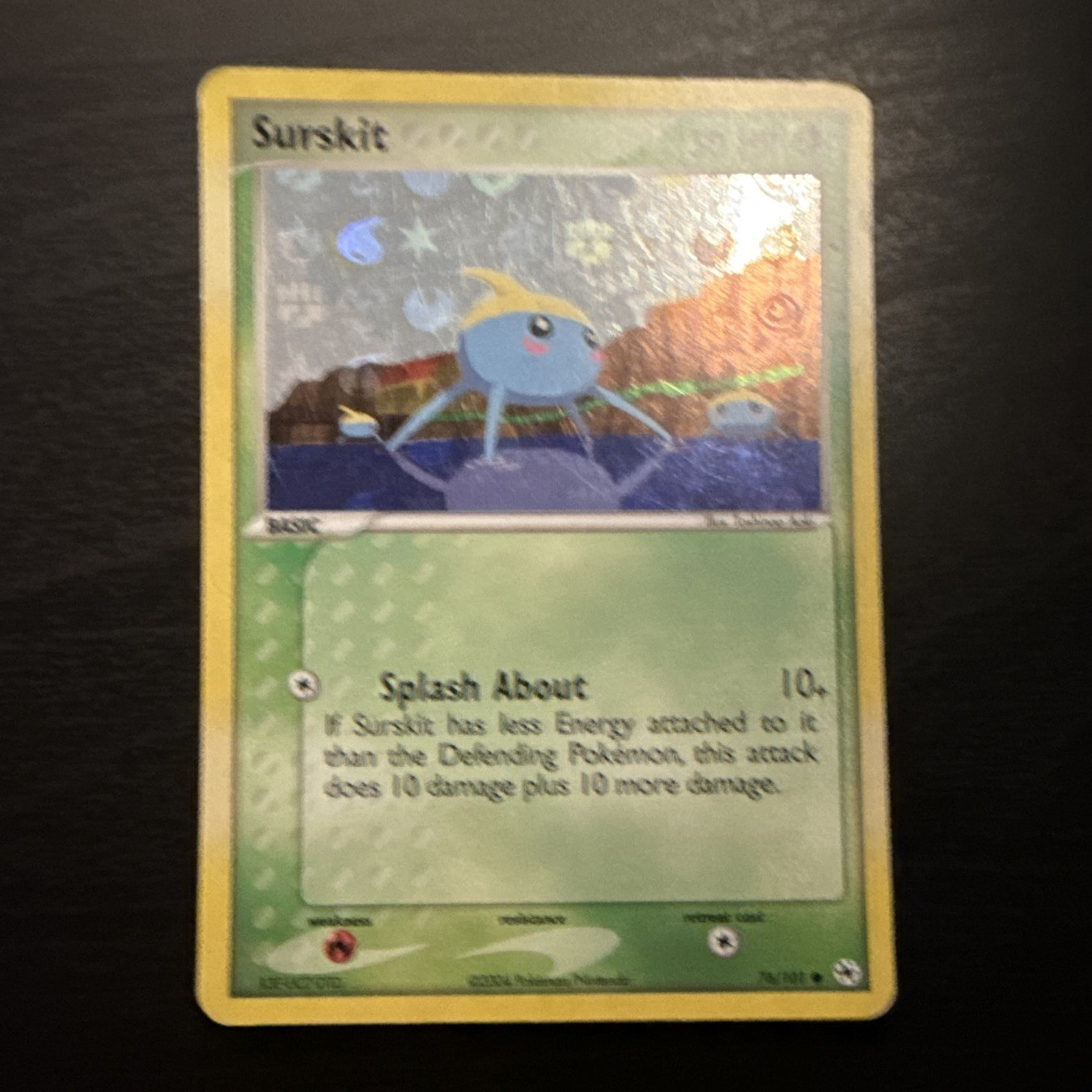 Surskit 76/101 Hidden Legends Reverse Holo Common Eng 50 HP Basic