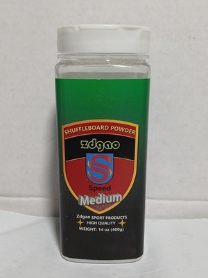ZDGAO 14oz. Shuffleboard Powder medium Speed Shuffleboard Bottles Lot