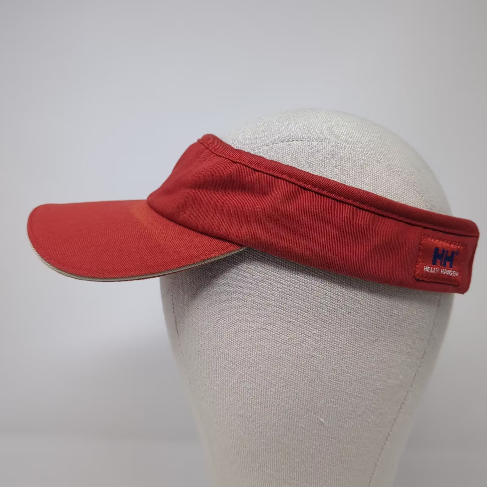 Helly Hansen Visor Red Silver Hat OS Strapback Em… - image 3