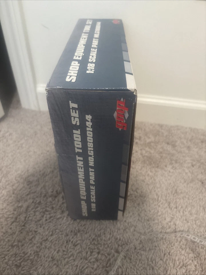 Juego de herramientas de equipo de tienda GMP escala 1:18 nueva caja abierta Foto 2 de 4