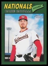 Cade Cavalli 2026 Topps Heritage #68 Dark Green