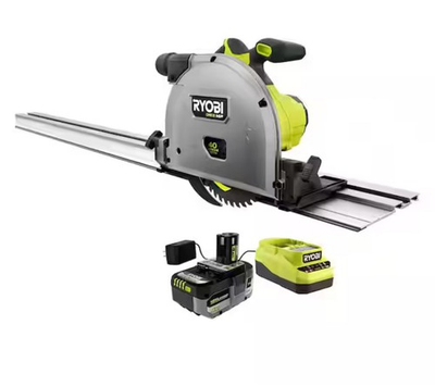#ad 18V Brushless Cordless 6 1 2 in Track Saw Kit w 4.0 Ah HIGH PERFORMANCE Battery $400.00