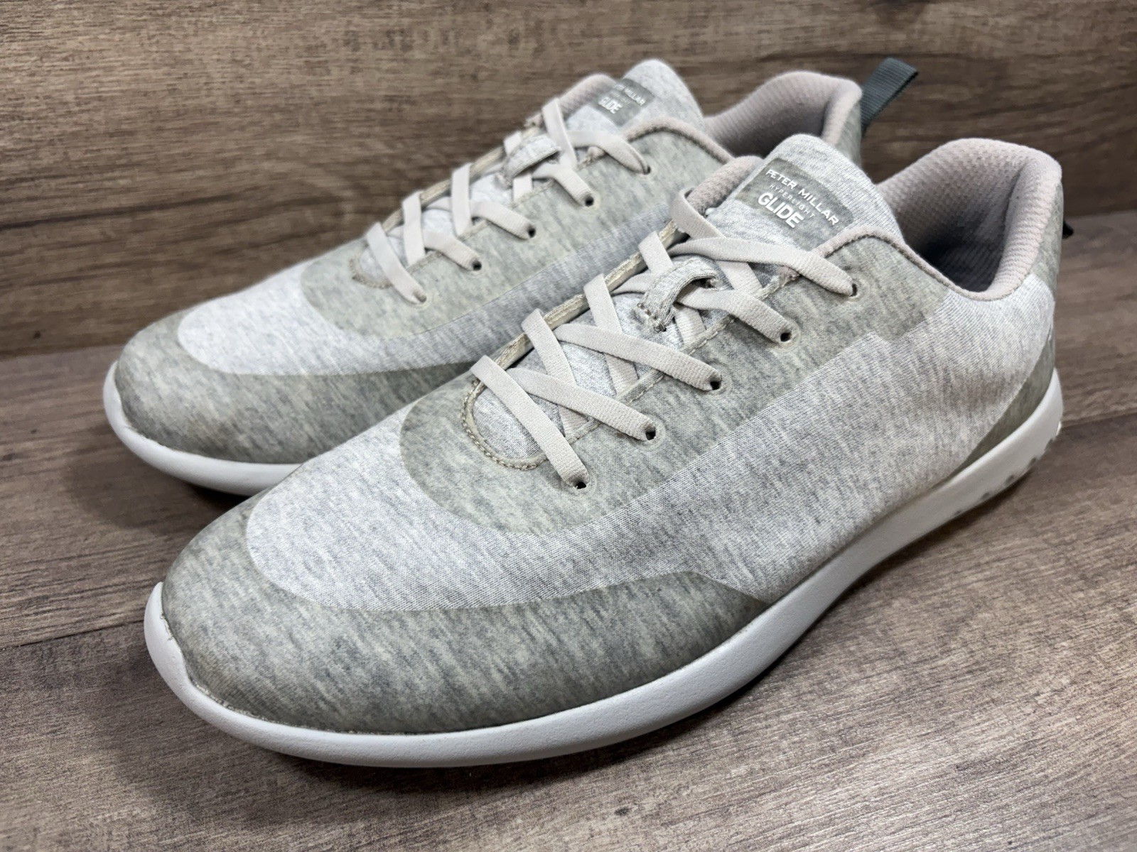 Peter Millar Hyperlight Glide Gray Knit Athletic … - image 12