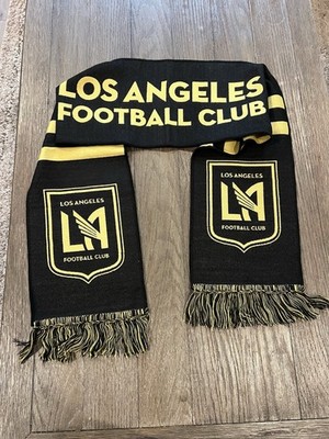 Los Angeles Football Club Supporter Scarf Mens Black Gold MLS Soccer BMO Stadium