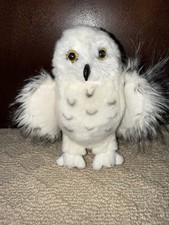 Douglas Wizard Snowy Owl Plush Stuffed Animal Toy White Hedwig EUC 3841 EUC