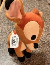 Disney Parks Big Head Bambi Plush With Tag Baby Deer T60