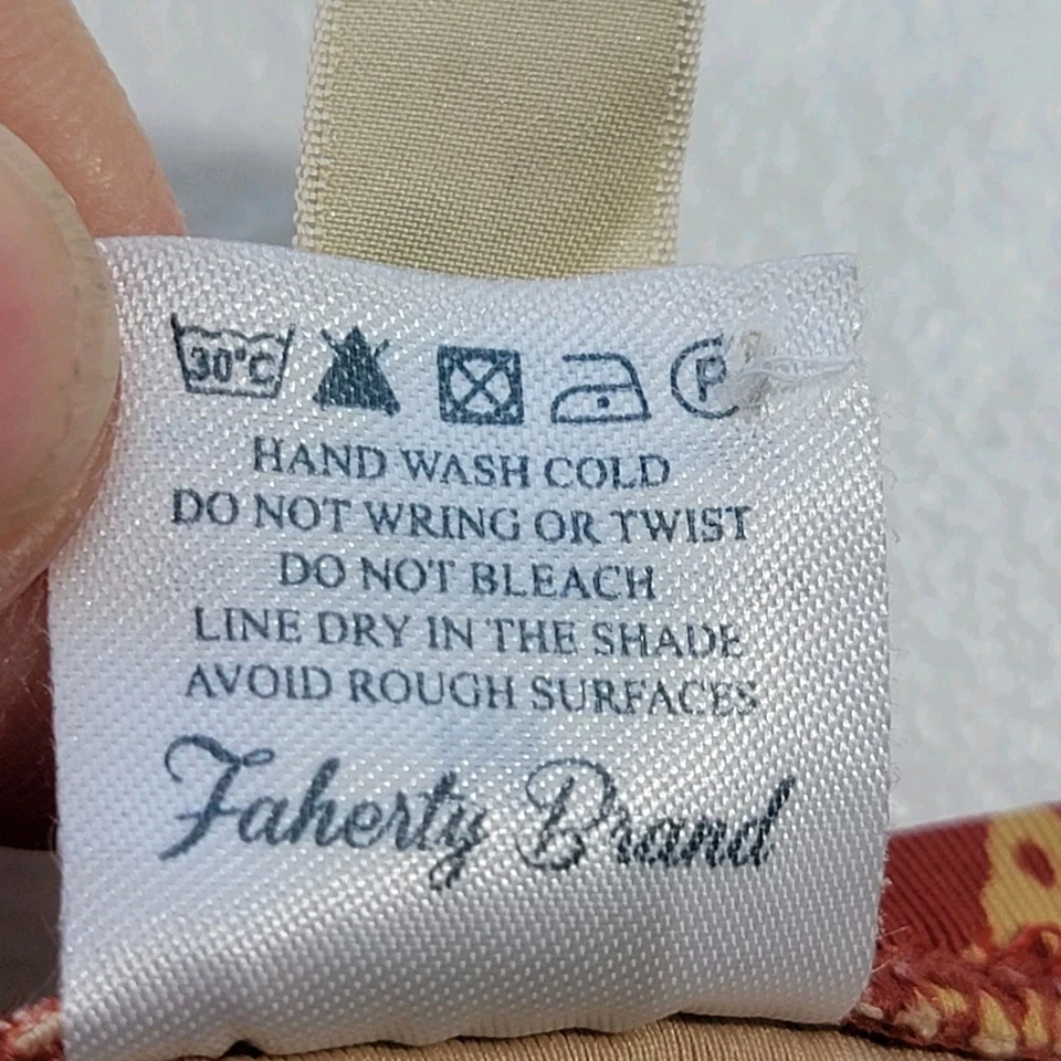 Traje de baño marca Faherty parte inferior de bikini para mujer M mandala floral reciclado dorado óxido Foto 3 de 4