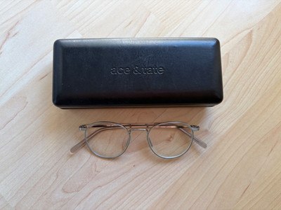 Ace & Tate Brillengestell Neil Satin Silver Silber Brillenfassung