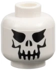 Lego EVIL SKELETON Minifig White HEAD Harry Potter Graveyard Duel Castle D819
