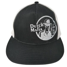 Dutch Mafia Snapback Trucker Hat Black One Size Adjustable The Classics Yupoong