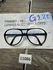 Vintage 1980s Bolle 379 Black Pilot Nylon Sunglasses France Spectra Acrylex.