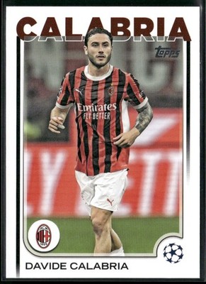 Davide Calabria 2024-25 Topps UEFA Club Competitions #82