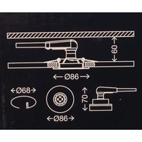 Briloner 7277-036 Led Einbauleuchten Set 3X5W Weiss GU10 Dimmschaltbar IP23 230V
