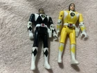 Lot Of 2 - Power Rangers Mighty Auto Morphin 1993 5.5" Flip Head Action Figures