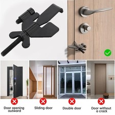 Portable Door Lock Privacy Extra Security Lock Anti Theft Travel Inside Door Loc