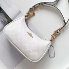 COACH Teri 25 Iceberg White Floral Crossbody CA548