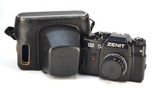 1992 SOVIET USSR "ZENIT-122" SLR CAMERA  INDUSTA- 50-2 lens, M42