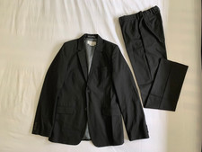 BOYS JOHN LEWIS 2-PIECE SUIT, AGE 12, BLACK.   HEIRLOOM COLLECTION .   WASHABLE.
