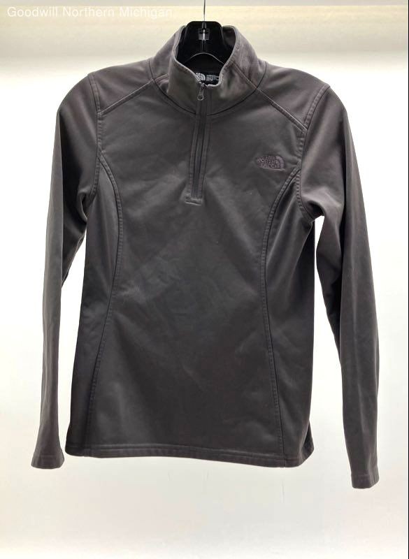 Women's THE NORTH FACE Solid Gray Pullover Shirt … - image 1
