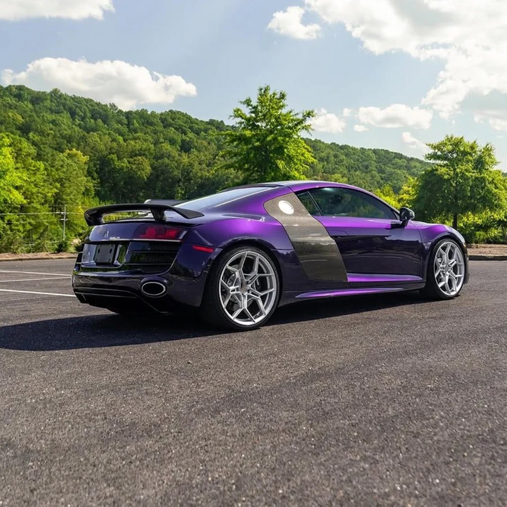 For Audi R8 GT V8 V10 Coupe 2008-2015 Real Carbon Rear Trunk Spoiler Sport Wing