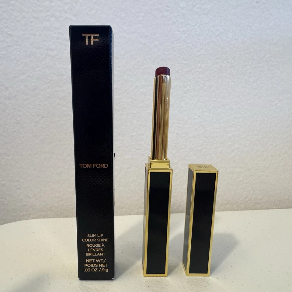 Tom Ford Slim Lip Color Shine #153 Velvet Tux 0.03oz /0.9g Full Size New In Box - Image 3 of 4