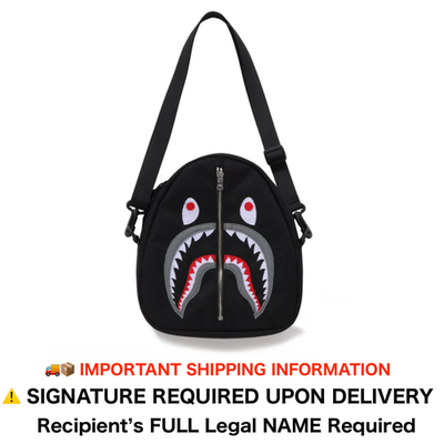 New BAPE JAPAN A Bathing Ape Men's SHARK SHOULDER BAG | eBay