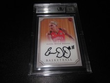 ELENA DELLE DONNE SIGNED CUSTOM MYSTICS CARD BECKETT SLAB AUTO GRADE 10-WNBA