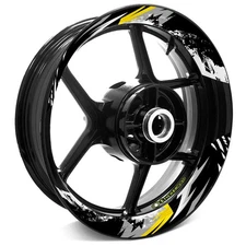 For Aprilia TUONO V4R 12-15 14 13 Wheel Inner Rim Stickers 17 inch S03B Yellow
