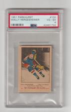 1951 Parkhurst #100 Wally Hergesheimer PSA 4