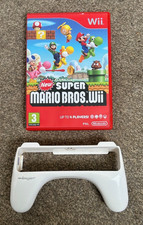 Super Mario Bros Wii Spiel & Attachment Grip Bundle: Komplett mit Handbuch & Beilagen