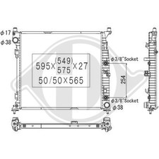 WASSERKÜHLER für MERCEDES MERCEDES GL X166/ GLE W166 WASSERKÜHLER für MERCEDES MERCEDES GL X166/ GLE W166