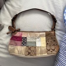 Coach Patchwork Signature Small Shoulder Bag ...