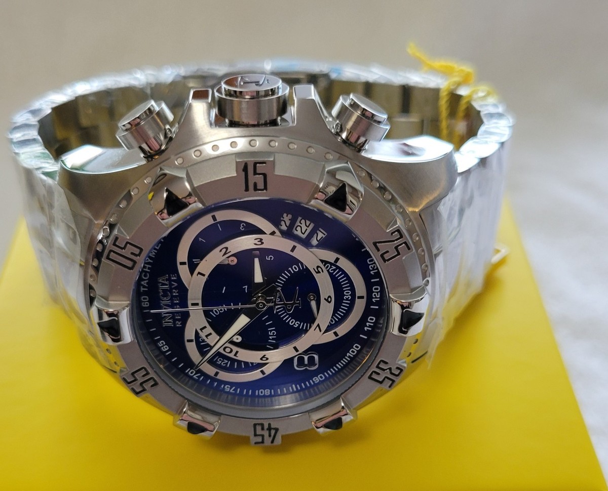 Invicta Reserve Excursion Swiss Chronograph Silver Tone
