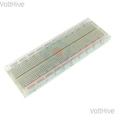 MB-102 830-hole Transparent Color Plate High-quality Breadboard