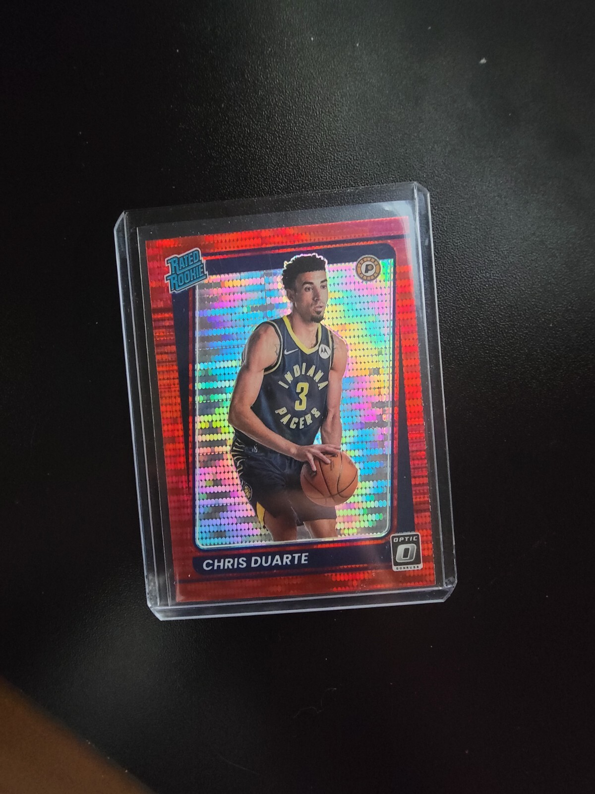 2021-22 Donruss Optic Red Pulsar #173 Chris Duarte RC ROOKIE