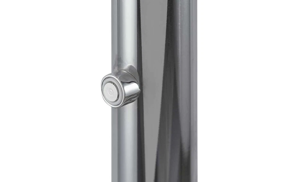 LED-Bogenleuchte 5-flammig chrom Silber Kunststoff 20,0cm B x 200,0cm H KHG - Bild 2 von 4