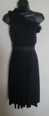 max and cleo black one shoulder dress Max & Cleo Dress - Jennifer Tulle One Shoulder