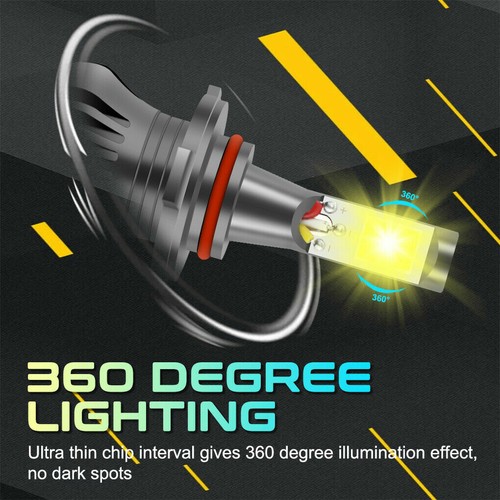 HB4 9006 LED Fog Light Bulb for Acura MDX 01-06 TL 02-06 White Strobe Switchback - Picture 2 of 8