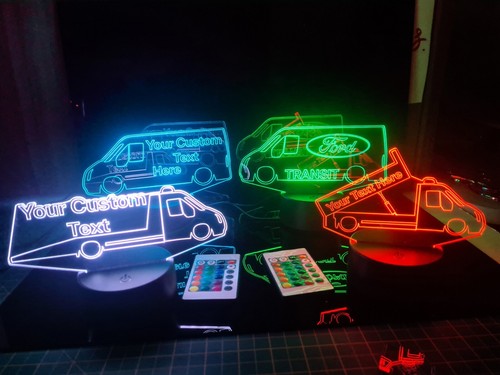 Ford Transit Van Recovery Tipper Camper LED Light Personalised mk7 mk8 mk6. - Picture 3 of 9