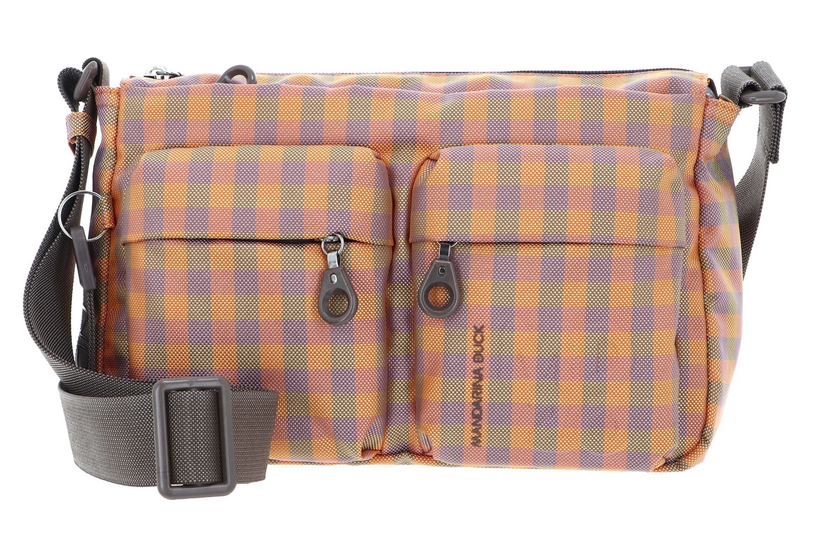 MANDARINA DUCK shoulder bag MD20 Vichy Crossover Vichy Orange