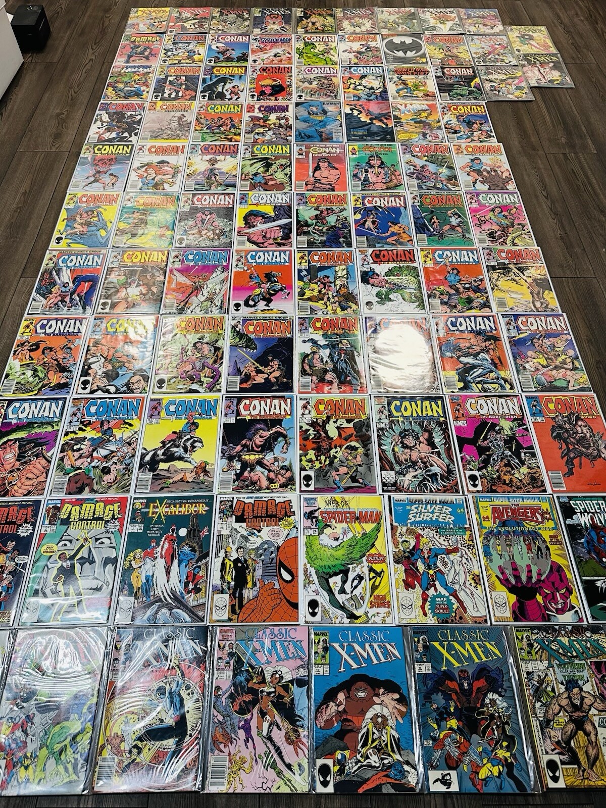Huge Comic Lot Marvel - 93 Book Lot - Conan- X-men - Dark Knight 💫 Solid Lot