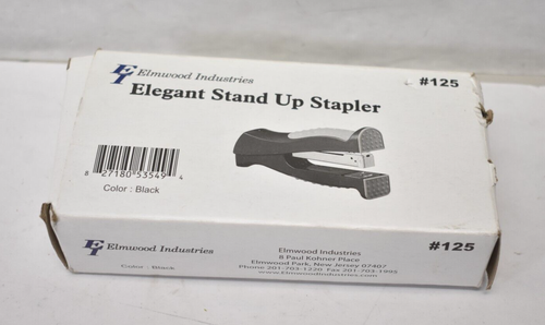 Elmwood Industries Elegant Stand Up Stapler 125 Black Genuine OEM ...