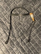 Leather Western Miniature Horse Mini Pony Bridle Headstall Black Trail Pleasure