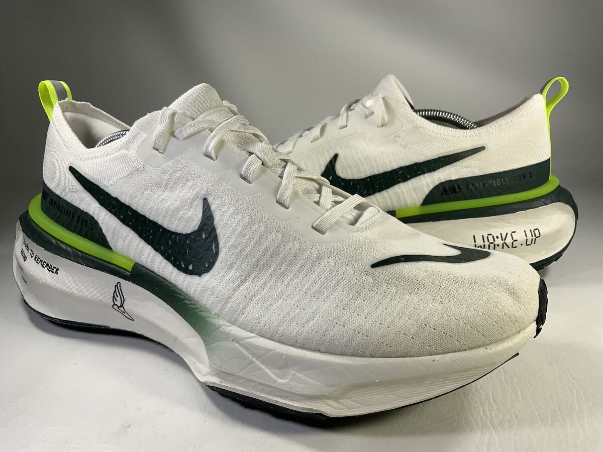 Nike ZoomX Invincible Run FK3 Wake Up Pack White Green Mens Nike ZoomX Invincible Run FK3 Wake Up Pack White Green Mens