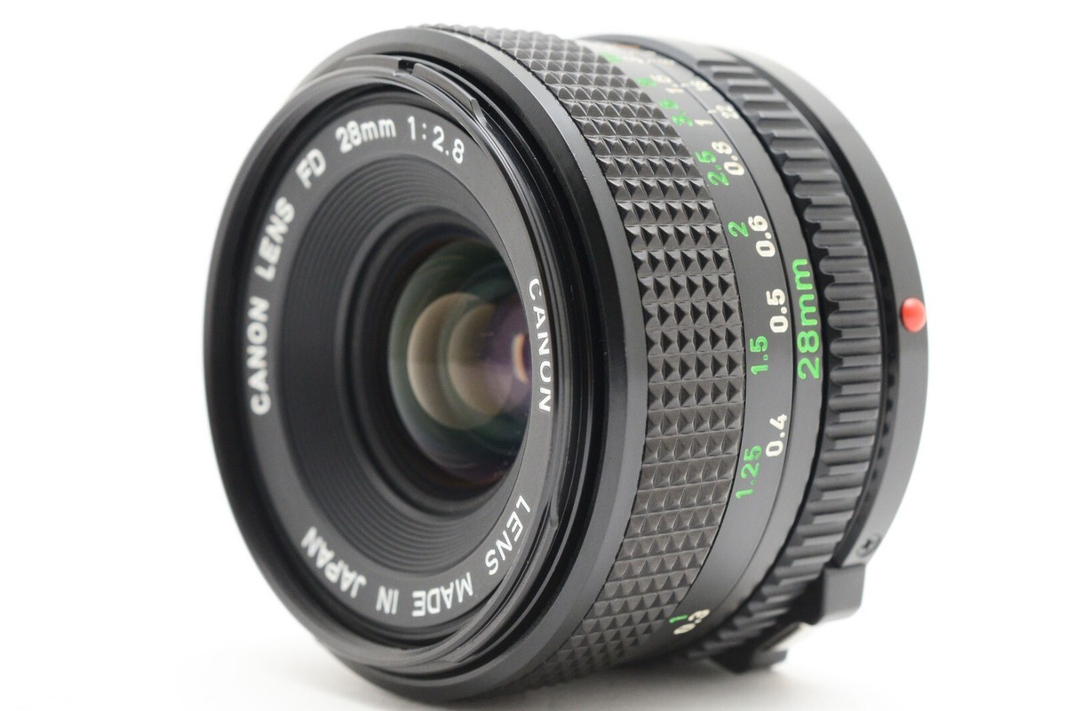 ★美品 New FD NFD 28mm F2.8 Wide Angle MF MINT 】 CANON NEW FD 28mm F2.8 NFD MF Wide Angle Lens For FD Mount
