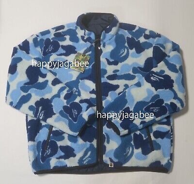A BATHING APE Men's ABC CAMO BOA RIPSTOP REVERSIBLE JACKET A BATHING APE Men's ABC CAMO BOA RIPSTOP REVERSIBLE JACKET