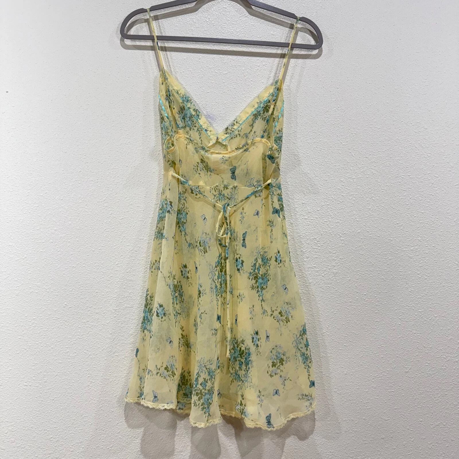 UNDERCOVER Y2k Vestito e Accappatoio Floreale Farfalla Babydoll Fata Stravagante Romantico Civetta L