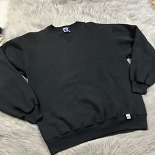 Vintage Russell Made In The USA Black Crewneck Sweater